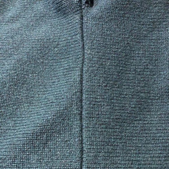 WOMENS GUIDO LOMBARDI GREEN WOOL CASHMERE BLEND SHORT SLEEVE SWEATER S * - Picture 14 of 14